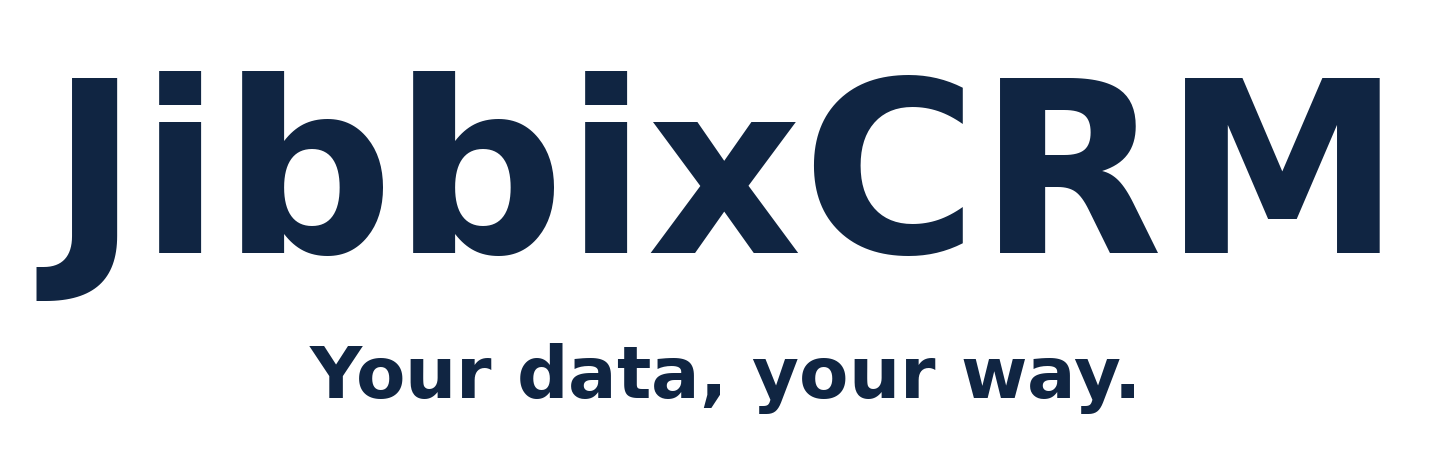 JibbixCRM - Your data, your way